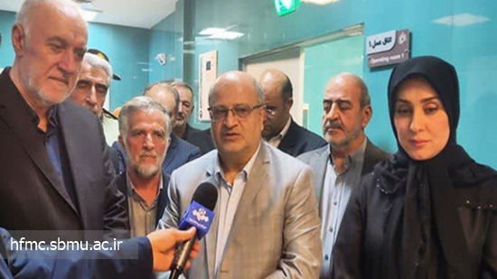 بازدید استاندار تهران و دکترزالی رئیس دانشگاه علوم پزشکی شهید بهشتی از بیمارستان حضرت فاطمه (س) دماوند 